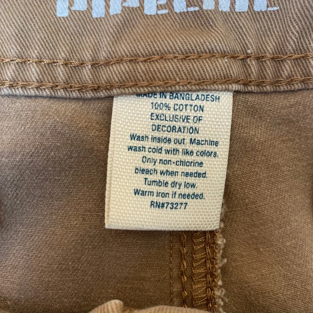 Urban Pipeline Cargo Shorts Men Size 34 Tan Thick Cotton Utility Outdoor